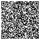 QR code with E & K Excavating contacts