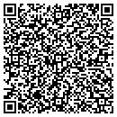 QR code with T Downing Construction contacts