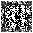 QR code with B & E Auto Detailing contacts