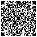 QR code with H & R Carpet contacts