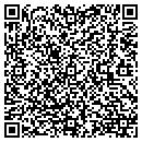 QR code with P & R Custom Interiors contacts