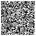 QR code with V & B Inc contacts