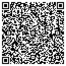 QR code with H W Roofing contacts