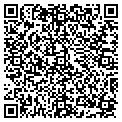 QR code with B & D contacts
