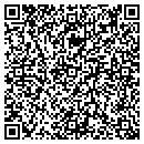 QR code with V & D Trucking contacts