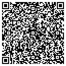 QR code with P C Coin Laundry contacts
