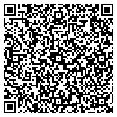 QR code with P & M Wash & Fold contacts