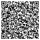 QR code with V & H Trucking contacts