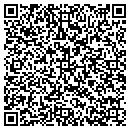 QR code with R E West Inc contacts