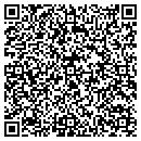 QR code with R E West Inc contacts