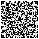 QR code with K & B Kwik Stop contacts