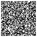 QR code with P A Construction contacts
