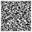 QR code with H-B One Stop contacts