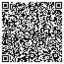 QR code with H B Texaco contacts
