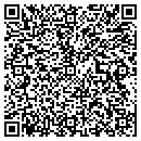 QR code with H & B Day Spa contacts