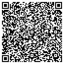 QR code with H&B Siding contacts