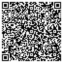 QR code with E & R Auto Sales contacts