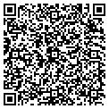 QR code with B K Siding contacts