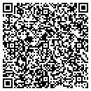 QR code with B & R Service Station contacts