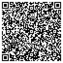 QR code with S A S Plumbing contacts