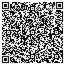 QR code with K W M W F M contacts