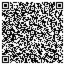 QR code with H And B Installations contacts