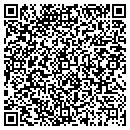 QR code with R & R Backhoe Service contacts