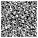 QR code with B & B Septic contacts