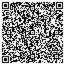 QR code with P & J Service Center contacts