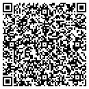 QR code with H Hutton Restorations contacts