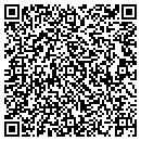 QR code with P Wetzel Pool Service contacts