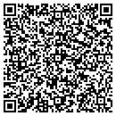 QR code with P & T Contractors contacts