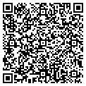 QR code with B & R Fencing contacts