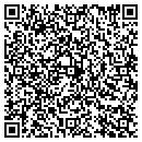 QR code with H & S Fence contacts