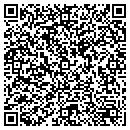 QR code with H & S Fence Inc contacts