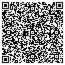 QR code with P & M Monogram contacts