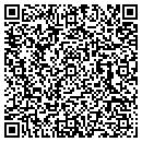 QR code with P & R Towing contacts