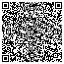 QR code with P & B Video Center contacts