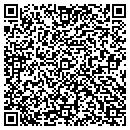 QR code with H & S Cleaning Service contacts