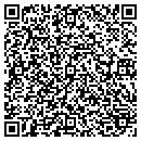 QR code with P R Cleaning Service contacts