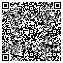 QR code with j spotless  cleaning contacts