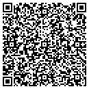 QR code with 3 Hermanos contacts
