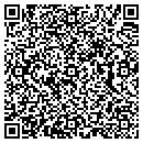 QR code with 3 Day Blinds contacts