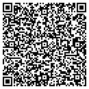 QR code with H D's Auto contacts