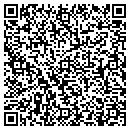 QR code with P R Stevens contacts