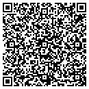 QR code with E & J Auto Sales contacts