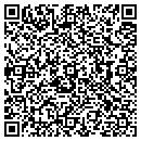 QR code with B L & Tiling contacts