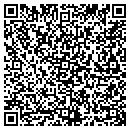 QR code with E & E Auto Sales contacts