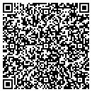 QR code with E T Used Car & Tire contacts