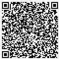 QR code with K M B Tile contacts